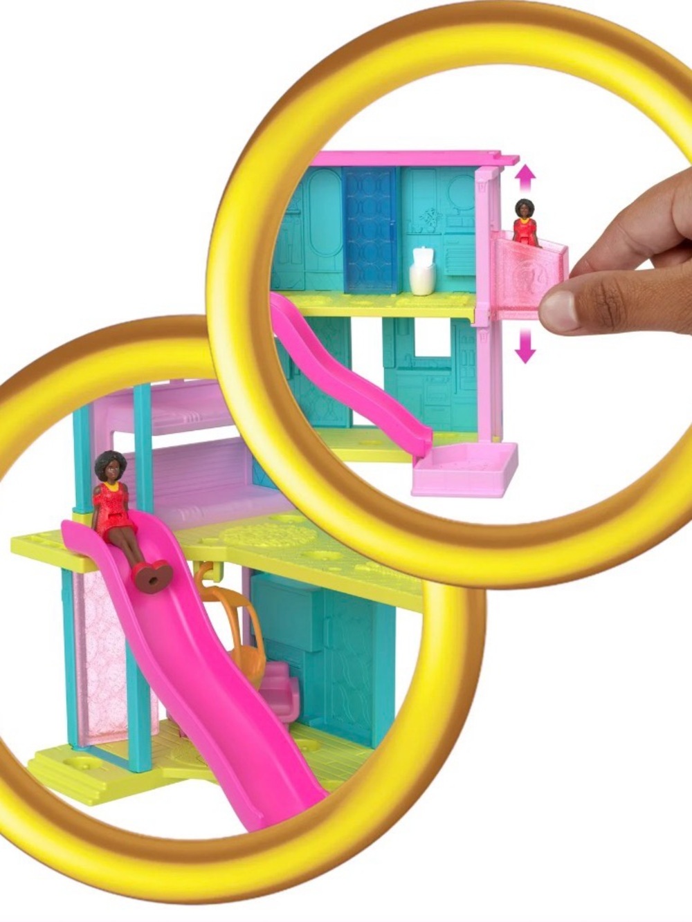 Mini BarbieLand Mini Dreamhouse 1.5-Inch Playset [Version 1] NIB - Picture 6 of 8